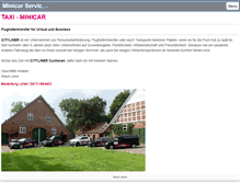 Tablet Screenshot of minicar-cuxhaven.de